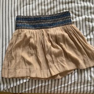 Boho Tan Skirt